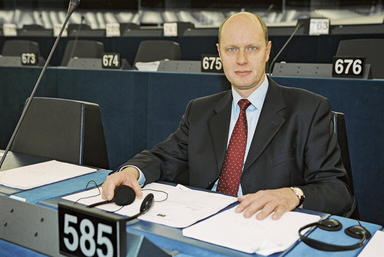 Снимка 18: MEP Carl LANG at the European Parliament in Strasbourg