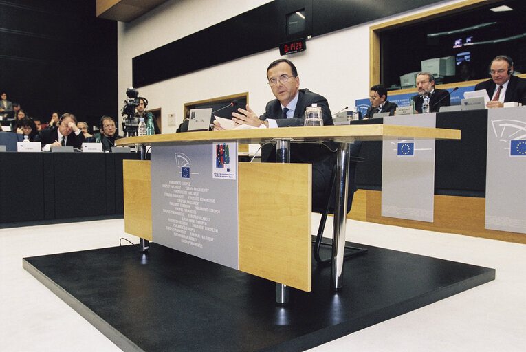 Hearing of Commissioners-Designate: Franco FRATTINI