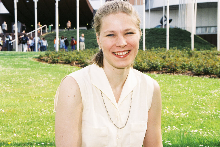 MEP Marjo MATIKAINEN-KALLSTROM at the European Parliament in Strasbourg