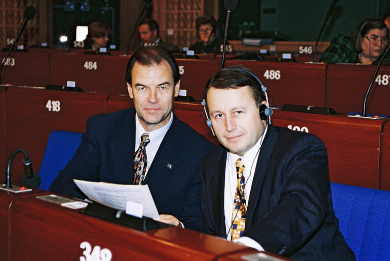 Fotografie 5: New Austrian MEPs in plenary session in Strasbourg
