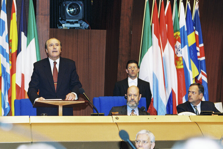 Fotogrāfija 14: The President of Austria makes an official visit to the EP in Strasbourg