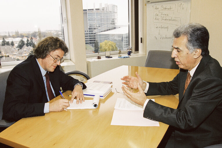 Fotografija 5: Meeting at the European Parliament