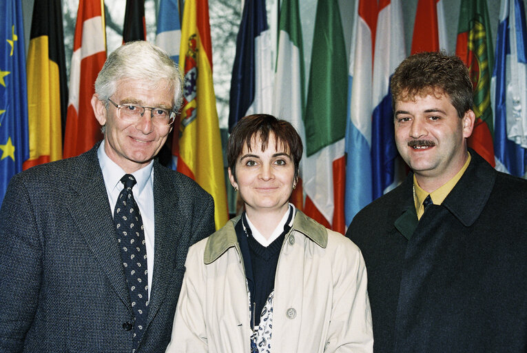 MEP Reinhard RACK with guests in Strasbourg