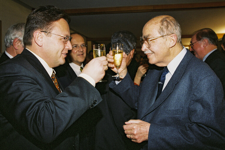 Reception on the occasion of Otto von Habsburg's birthday in the European Parliament