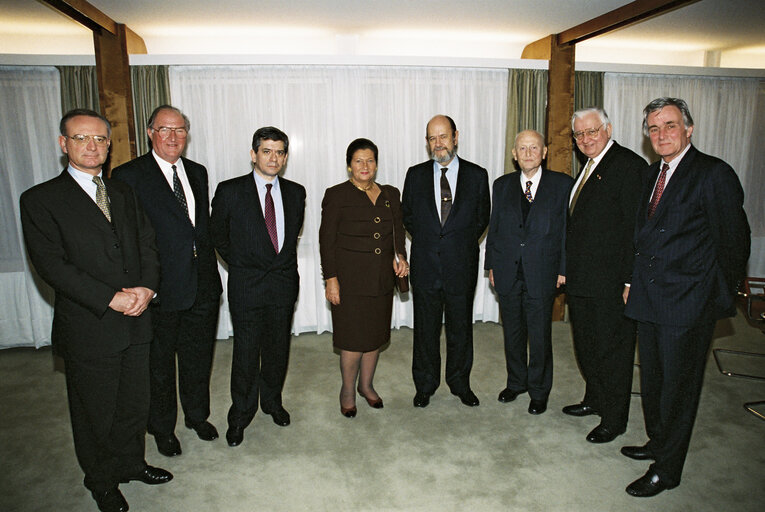 Φωτογραφία 31: Reception with former EP Presidents