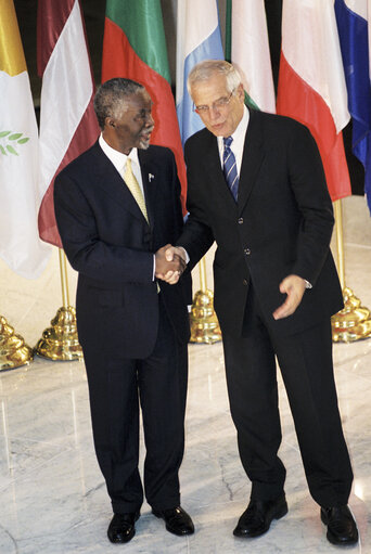 Fotografie 32: Visit of Thabo MBEKI, President of South Africa at the European Parliament in Strasbourg