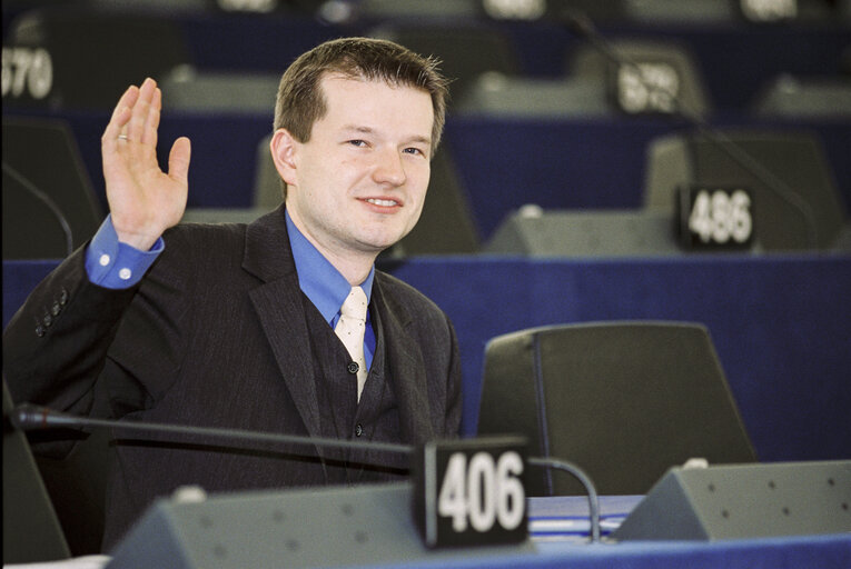 Zdjęcie 2: Martin KASTLER at plenary session in Strasbourg