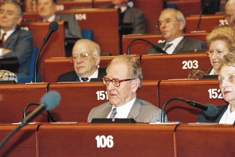 Fotografija 13: 90th anniversary of Pierre PFLIMLIN, Former EP President