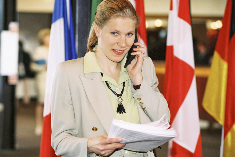 Fotografie 4: MEP Marjo MATIKAINEN-KALLSTROM at the European Parliament in Strasbourg