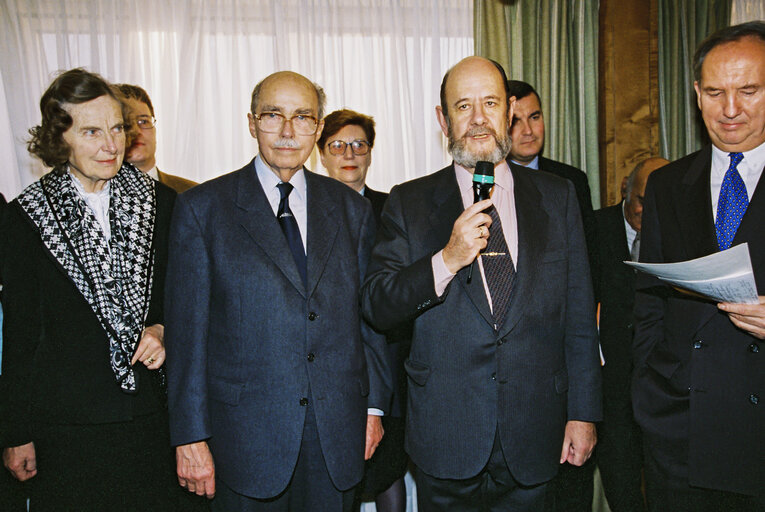 Reception on the occasion of Otto von Habsburg's birthday in the European Parliament