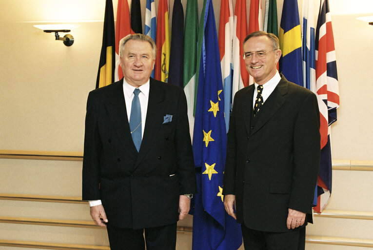 Fotografie 1: Visit of the President of Slovakia to the EP.