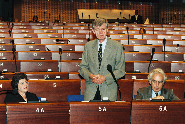 Fotografija 33: Plenary session in Strasbourg - Presentation of the Luxembourg Presidency work programme