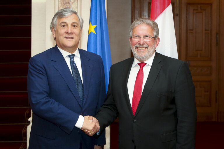 Foto 6: Official visit of the President of the European Parliament to Luxembourg- Meeting with Mars DI BARTOLOMEO, President of the Chamber of Deputies Public Session