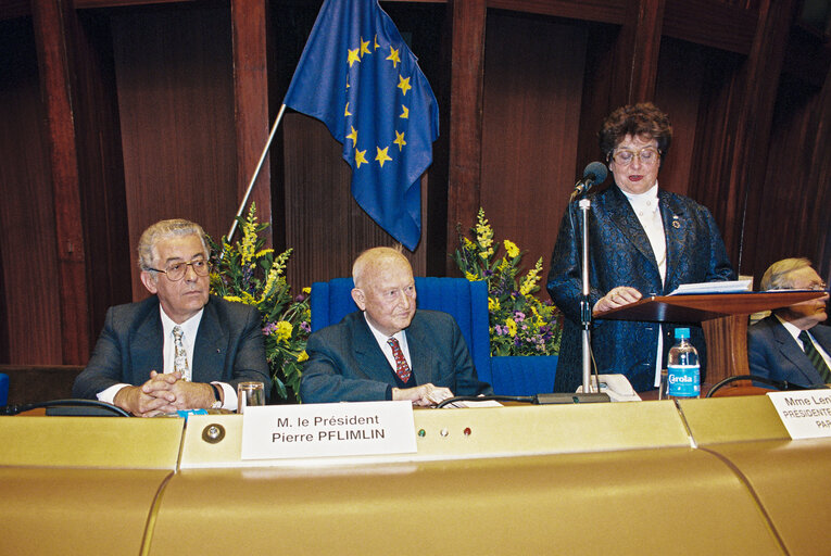 Fotografija 12: 90th anniversary of Pierre PFLIMLIN, Former EP President