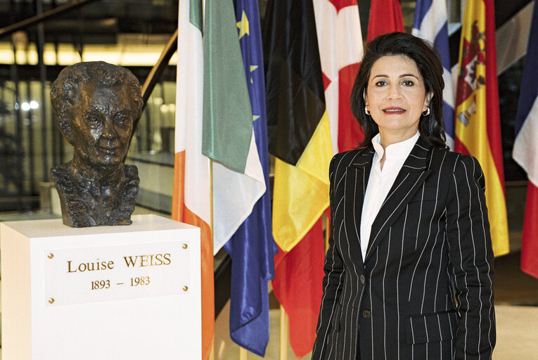 MEP Rodi KRATSA-TSAGAROPOIULOU   at the European Parliament in Strasbourg