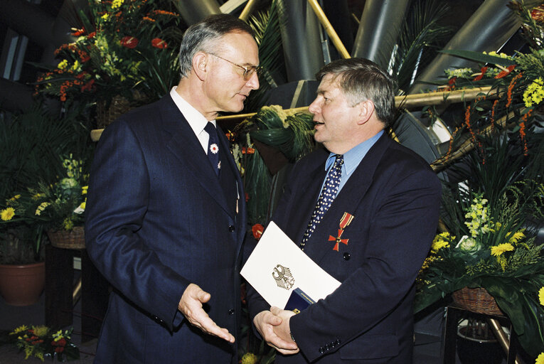 Nuotrauka 49: German MEPs are awarded the German 'Verdienstkreuz' (Merit Cross of the Federal Republic of Germany)