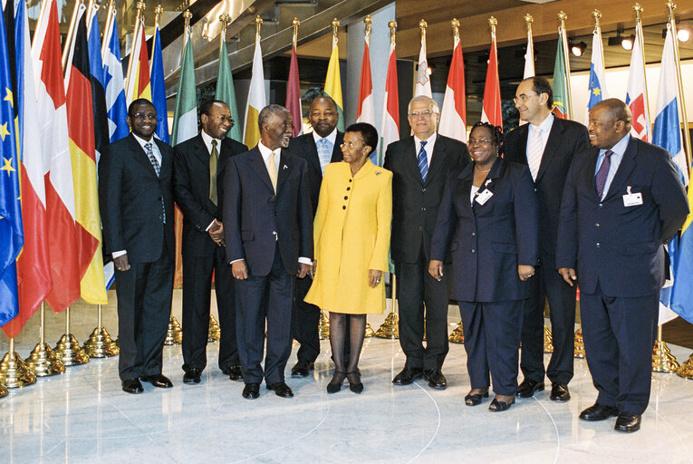 Fotografie 31: Visit of Thabo MBEKI, President of South Africa at the European Parliament in Strasbourg