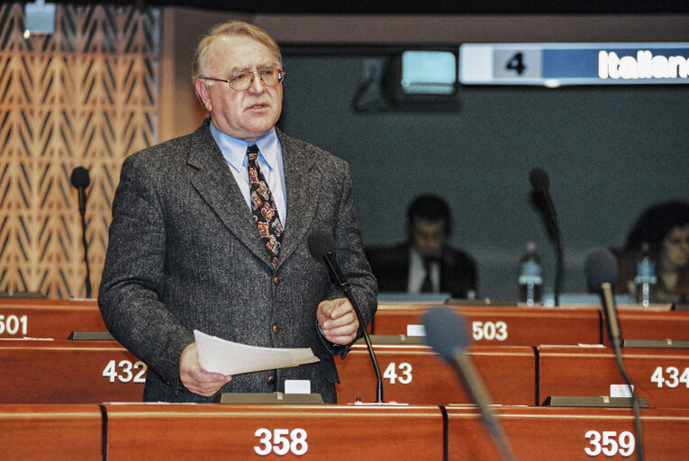 Fotó 12: MEP Xaver MAYER at the European Parliament in Strasbourg