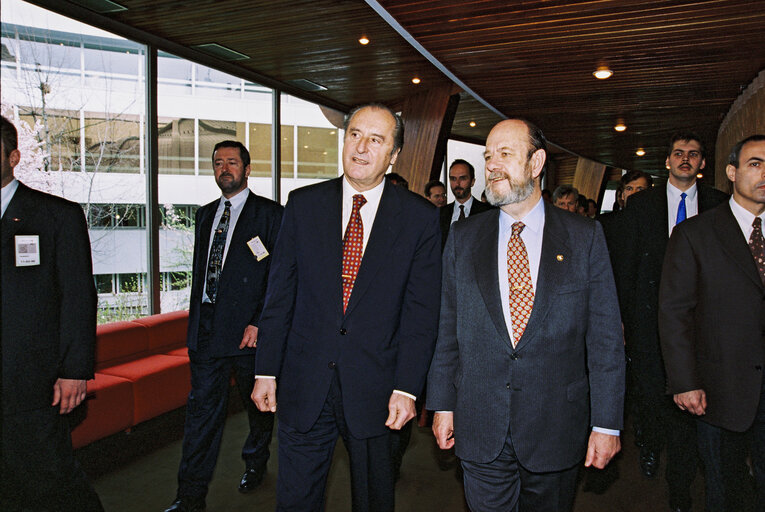 Fotogrāfija 6: The President of Austria makes an official visit to the EP in Strasbourg