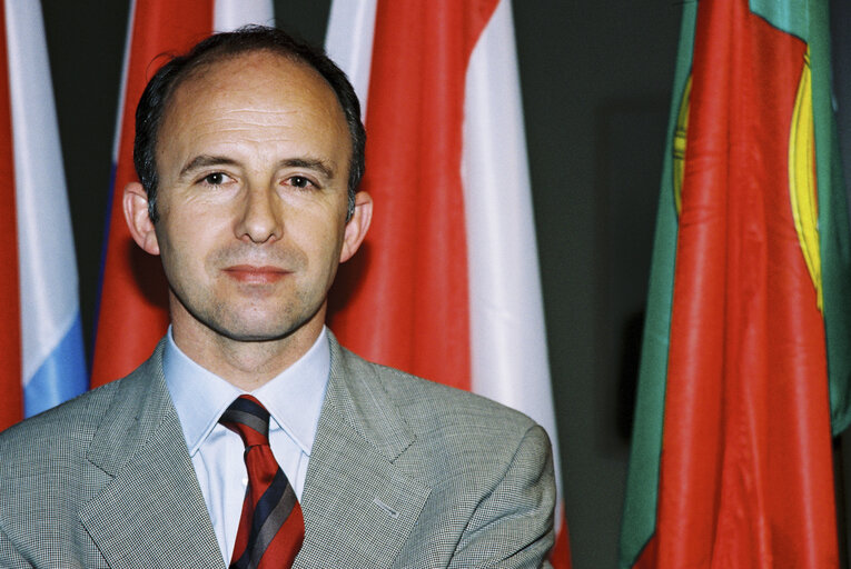 Portrait of MEP Jose Javier POMES RUIZ in Brussels