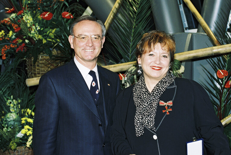 Nuotrauka 5: German MEPs are awarded the German 'Verdienstkreuz' (Merit Cross of the Federal Republic of Germany)