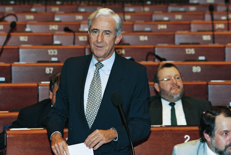 Fotografija 2: Plenary session in Strasbourg - Presentation of the Luxembourg Presidency work programme