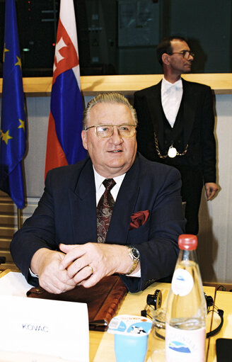 Visit of the President of Slovakia to the EP.