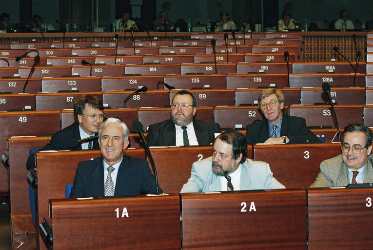 Fotografija 4: Plenary session in Strasbourg - Presentation of the Luxembourg Presidency work programme