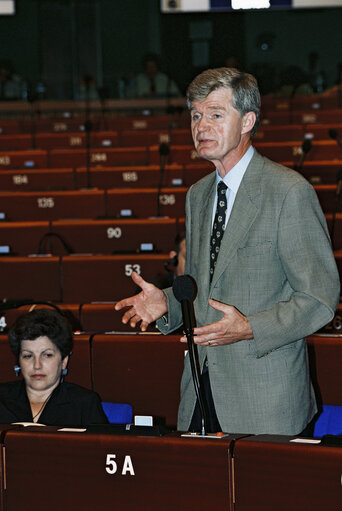 Fotografija 5: Plenary session in Strasbourg - Presentation of the Luxembourg Presidency work programme