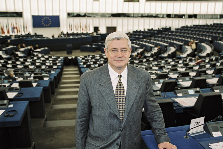 MEP Bruno GOLLNISCH   at the European Parliament in Strasbourg