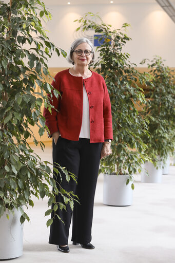 Mireille D'ORNANO in the European Parliament in Brussels