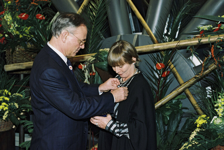 Nuotrauka 8: German MEPs are awarded the German 'Verdienstkreuz' (Merit Cross of the Federal Republic of Germany)