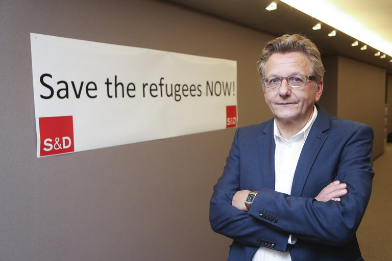 Foto 11: Dietmar KOSTER in the European Parliament in Brussels