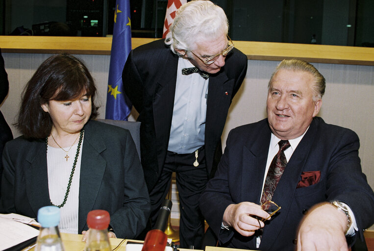 Fotografie 10: Visit of the President of Slovakia to the EP.