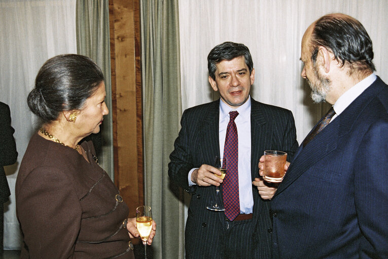 Φωτογραφία 29: Reception with former EP Presidents