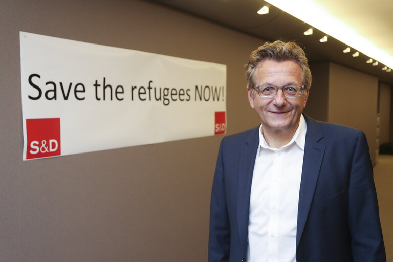 Foto 13: Dietmar KOSTER in the European Parliament in Brussels