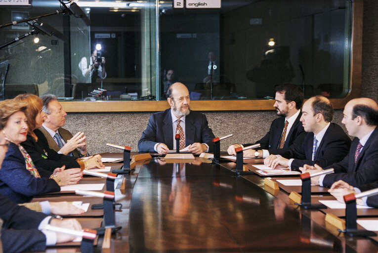 Foto 6: Meeting with the EP President at the European Parliament in Strasbourg