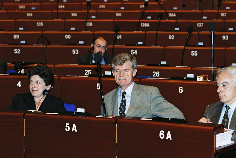 Fotografija 8: Plenary session in Strasbourg - Presentation of the Luxembourg Presidency work programme