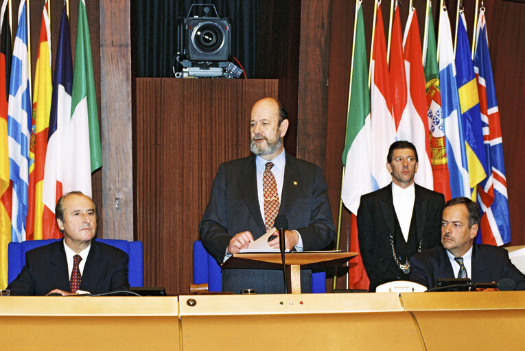 Fotogrāfija 12: The President of Austria makes an official visit to the EP in Strasbourg