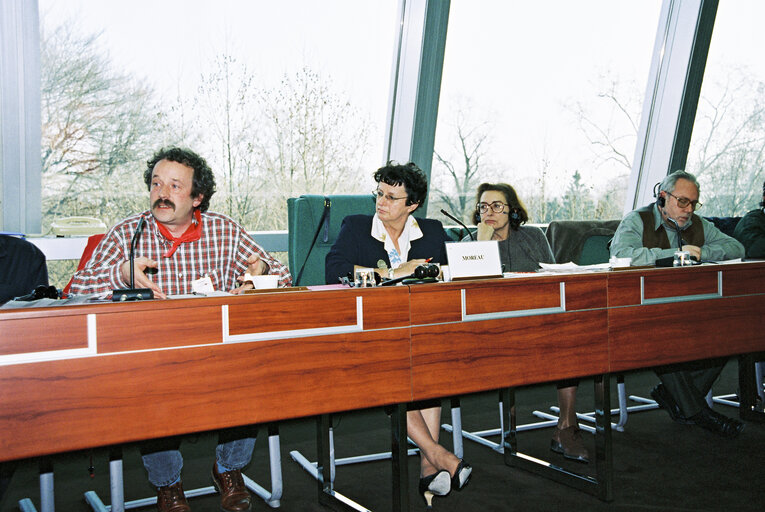 Foto 9: Meeting with trade union representatives on the closure of the Renault factory in Belgium