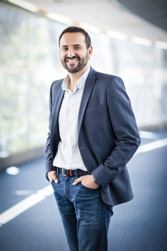 Photo 8 : Sergio GUTIERREZ PRIETO in the European Paliament in Brussels