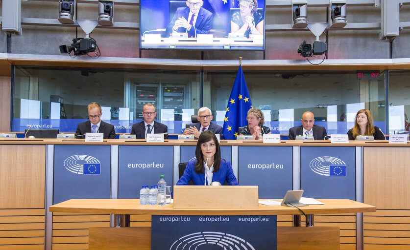 Fotografie 5: Joint ITRE CULT Committees - Hearing of Mariya GABRIEL, Commissioner-designate for the Digital Economy and Society portfolio