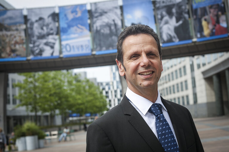 Fotografie 10: Bernd KOLMEL in the European Parliament in Brussels