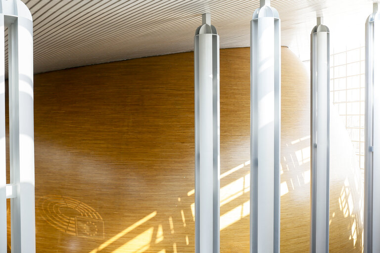 Photo 30: General view of EP building - Architectural details - EP logo