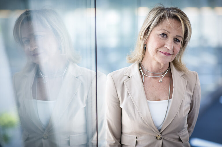 Fotografie 1: Inmaculada RODRÍGUEZ-PIÑERO FERNÁNDEZ in the European Paliament in Brussels