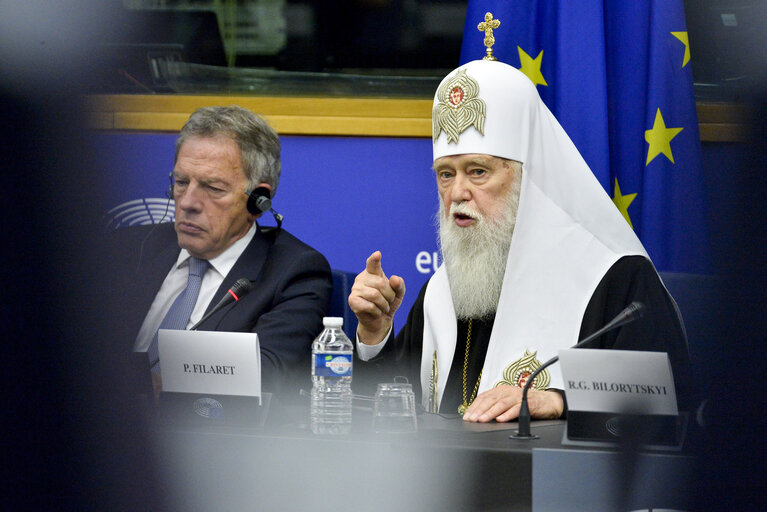 Fotogrāfija 13: Delegation to the EU-Ukraine Parliamentary Association Committee meeting - Exchange of views with representatives of religions from Ukraine