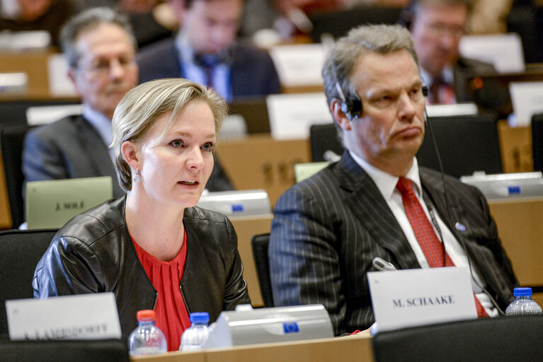 Fotografie 2: INTA Committee hearing on Dual-use reform: ' How to ' future-proof ' EU export controls ? '