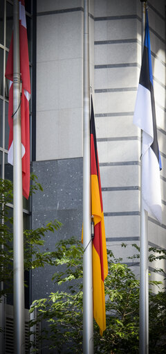 German flag at half-mast following passing away of Former German Chancellor and Citizen of Honour of the European Union Helmut KOHL