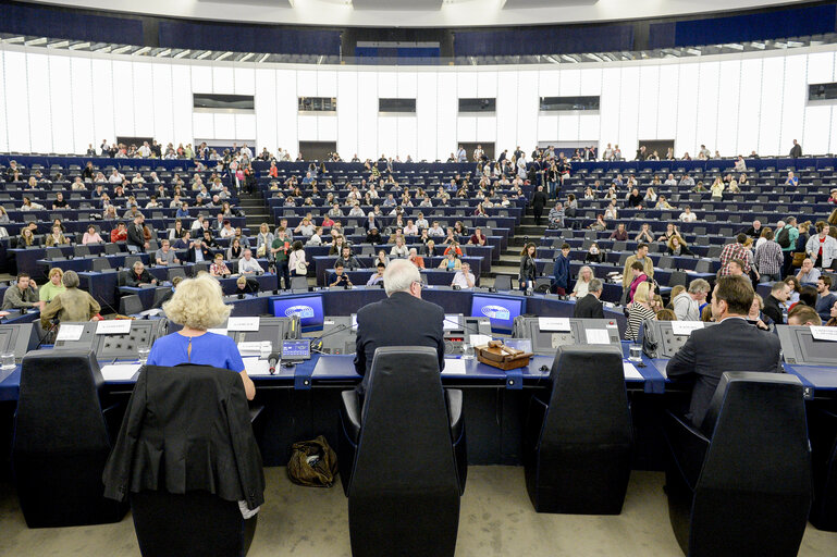 Nuotrauka 10: Open Day of the European institutions 2017 - Strasbourg -   Debate with citizens