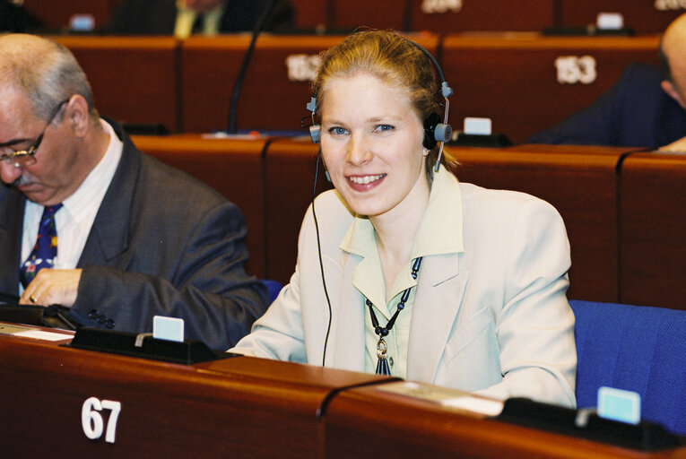 Fotografie 6: MEP Marjo MATIKAINEN-KALLSTROM at the European Parliament in Strasbourg